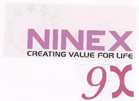 Ninex 9x Creating Value For Life Device mark 1615955 Trademark