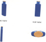 Nivea Sun Sun Milk (packaging 2005, Anonymized) 3-d Mark (label) Device mark 1608735 Trademark