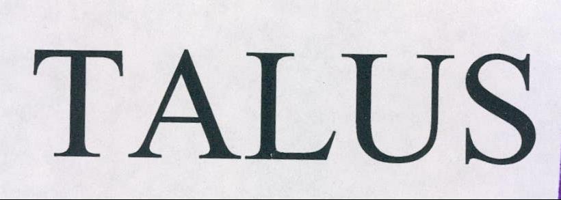 Talus Device mark 2120716 Trademark
