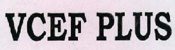 Vcef Plus Device mark 2320025 Trademark