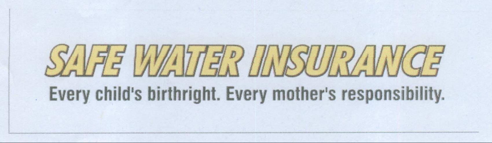 Safe Water Insurance Device mark 1988583 Trademark