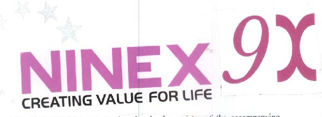 Ninex 9x Creating Value For Life Device mark 1615940 Trademark