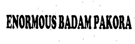 Enormous Badam Pakora (device) Device mark 2335627 Trademark