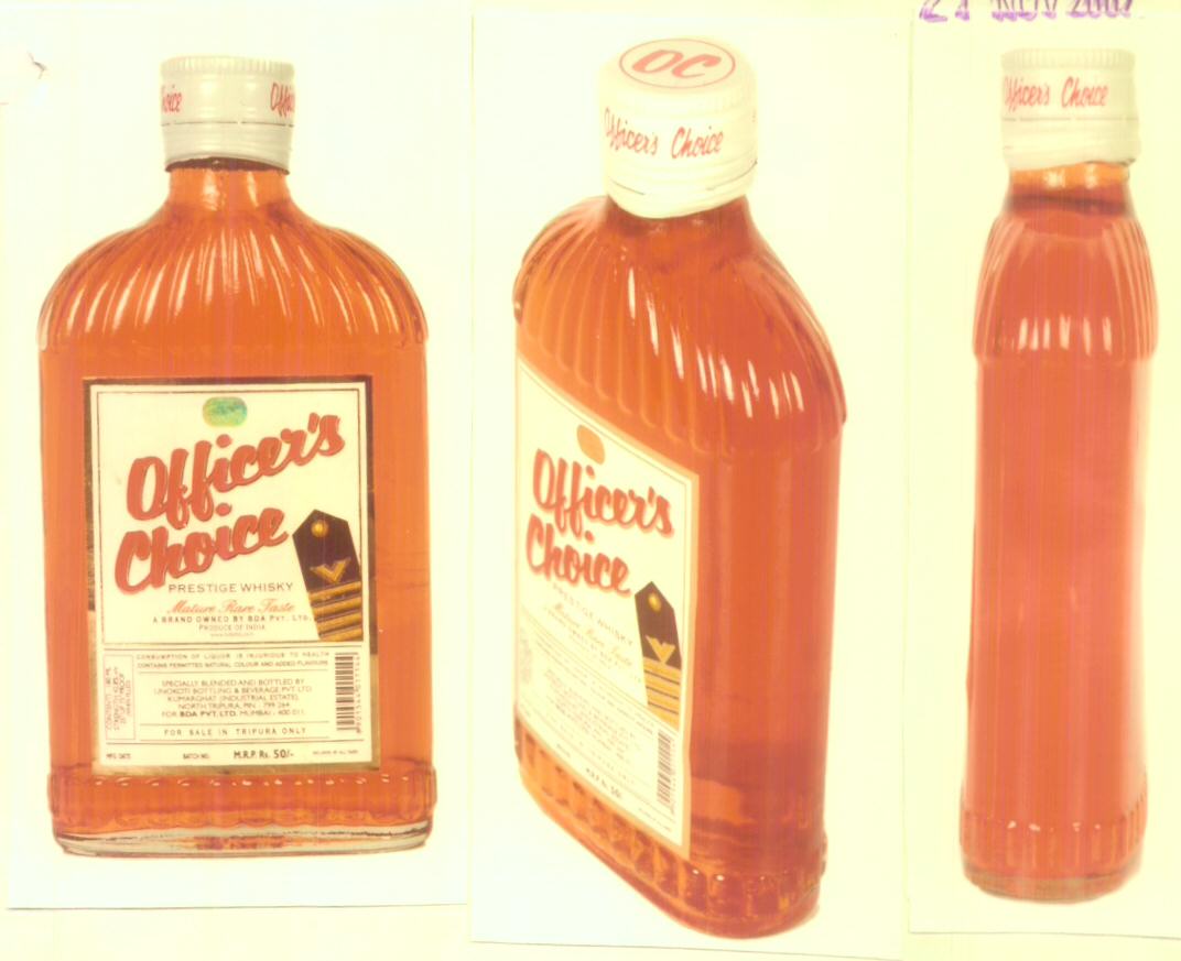 Officer"s Choice (device Of Bootle) Device mark 1623363 Trademark