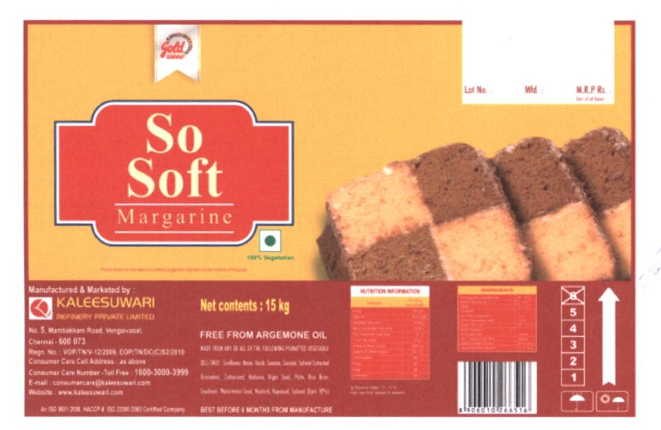So Soft Margarine Device mark 2320439 Trademark