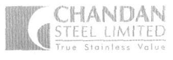 Chandan Steel Limited (label) Device mark 1653956 Trademark