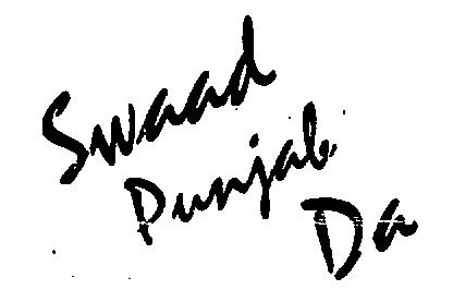Swaad Punjab Da (device) Device mark 2159798 Trademark