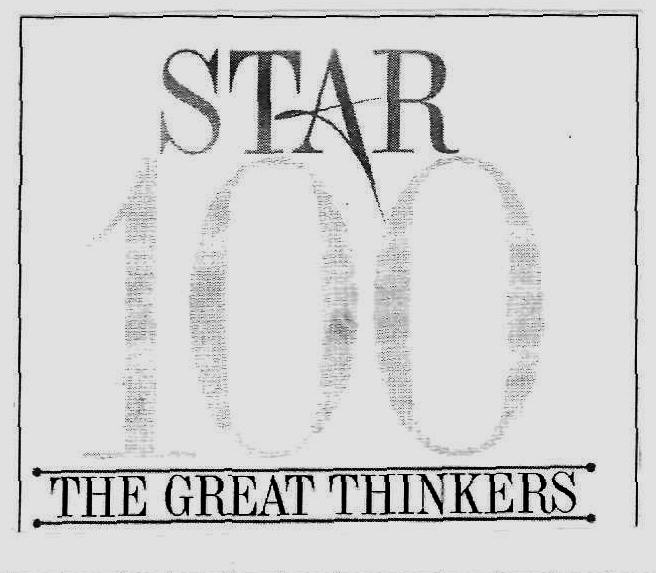 Star 100 The Great Thinkers Device mark 2303733 Trademark