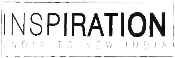 Inspiration India To New India (label) Device mark 2303745 Trademark
