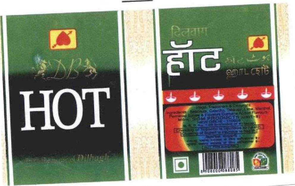 Hot (label) Device mark 1726256 Trademark
