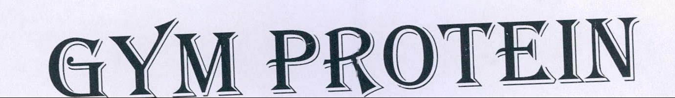 Gym Protein Device mark 2167666 Trademark