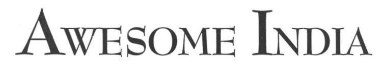 Awesome India (label) Device mark 1662620 Trademark