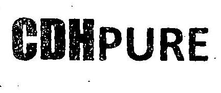 Cdhpure (label) Device mark 2383802 Trademark