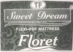 Floret With Tf Logo And Word Sweet Dream Device mark 2350541 Trademark