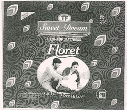 Floret With Tf Logo And Word Sweet Dream Device mark 2350543 Trademark