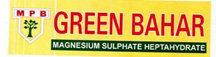 M P B Green Bahars Device mark 2350324 Trademark
