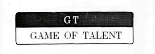 Gt Game Of Talent Device mark 2383022 Trademark