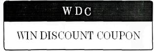 Wdc Win Discount Coupon Device mark 2383029 Trademark