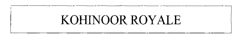 Kohinoor Royale (device) Device mark 2398397 Trademark