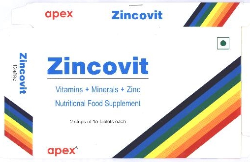 Zincovit Device mark 2158593 Trademark