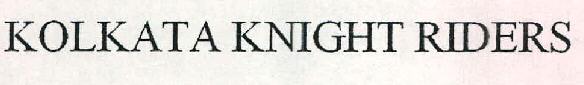 Kolkata Knight Riders Device mark 2384292 Trademark