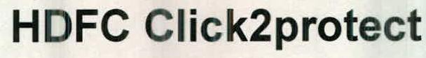 Hdfc Click2protect Device mark 2429176 Trademark