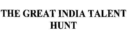 The Great India Talent Hunt Device mark 1724256 Trademark