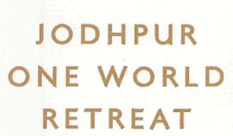 Jodhpur One World Retreat (device) Device mark 2477406 Trademark