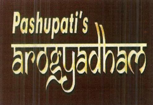 Pashupati's Arogyadham Device mark 2454560 Trademark