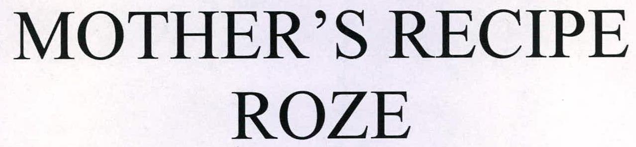 Mother's Recipe Roze Device mark 2275720 Trademark