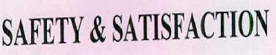Safety & Satisfaction Device mark 2494433 Trademark