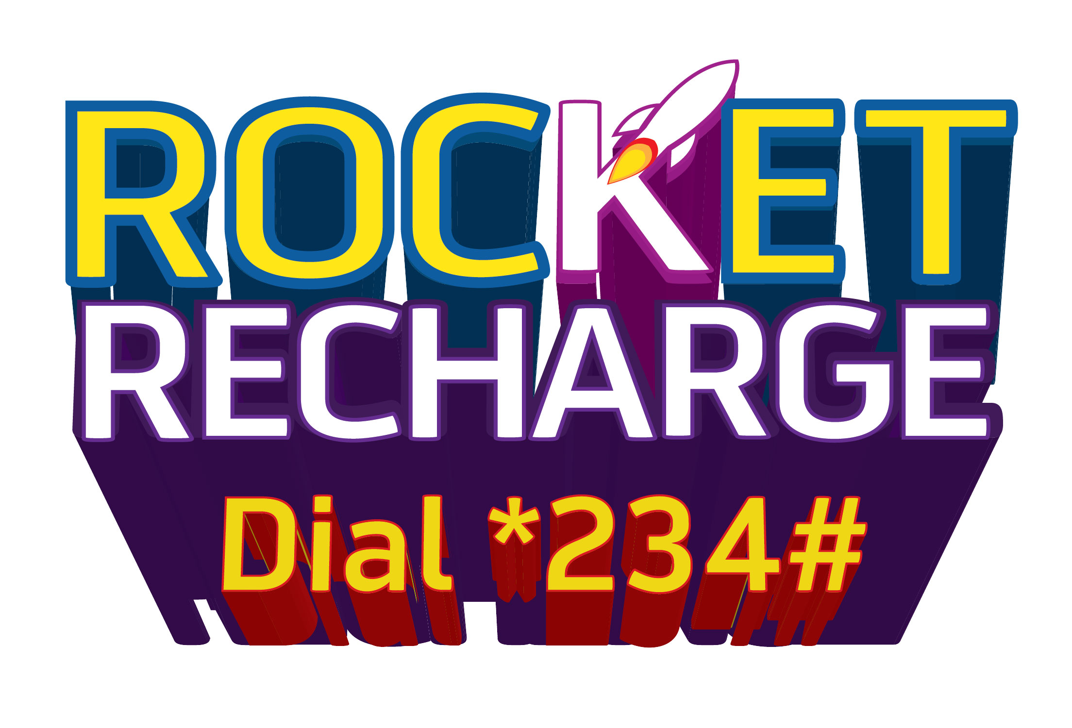 Rocket Recharge Logo (in Colour) Device mark 2540084 Trademark