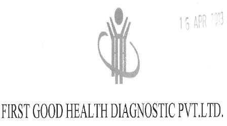 First Good Health Diagnostic Pvt.ltd. (label) Device mark 2514535 Trademark