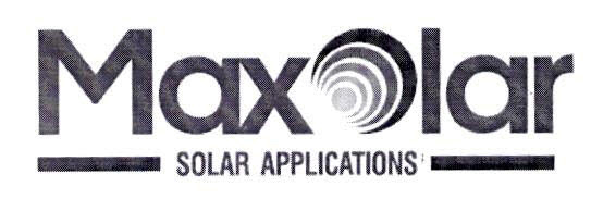 Maxolar Solar Applications Device mark 2531316 Trademark