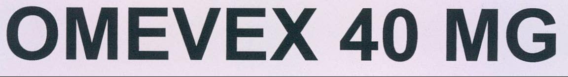 Omevex 40 Mg Device mark 2144624 Trademark