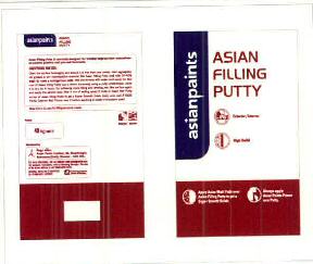 Asianpaints Asian Filling Putty Device mark 2548995 Trademark