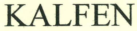 Kalfen Device mark 2564569 Trademark