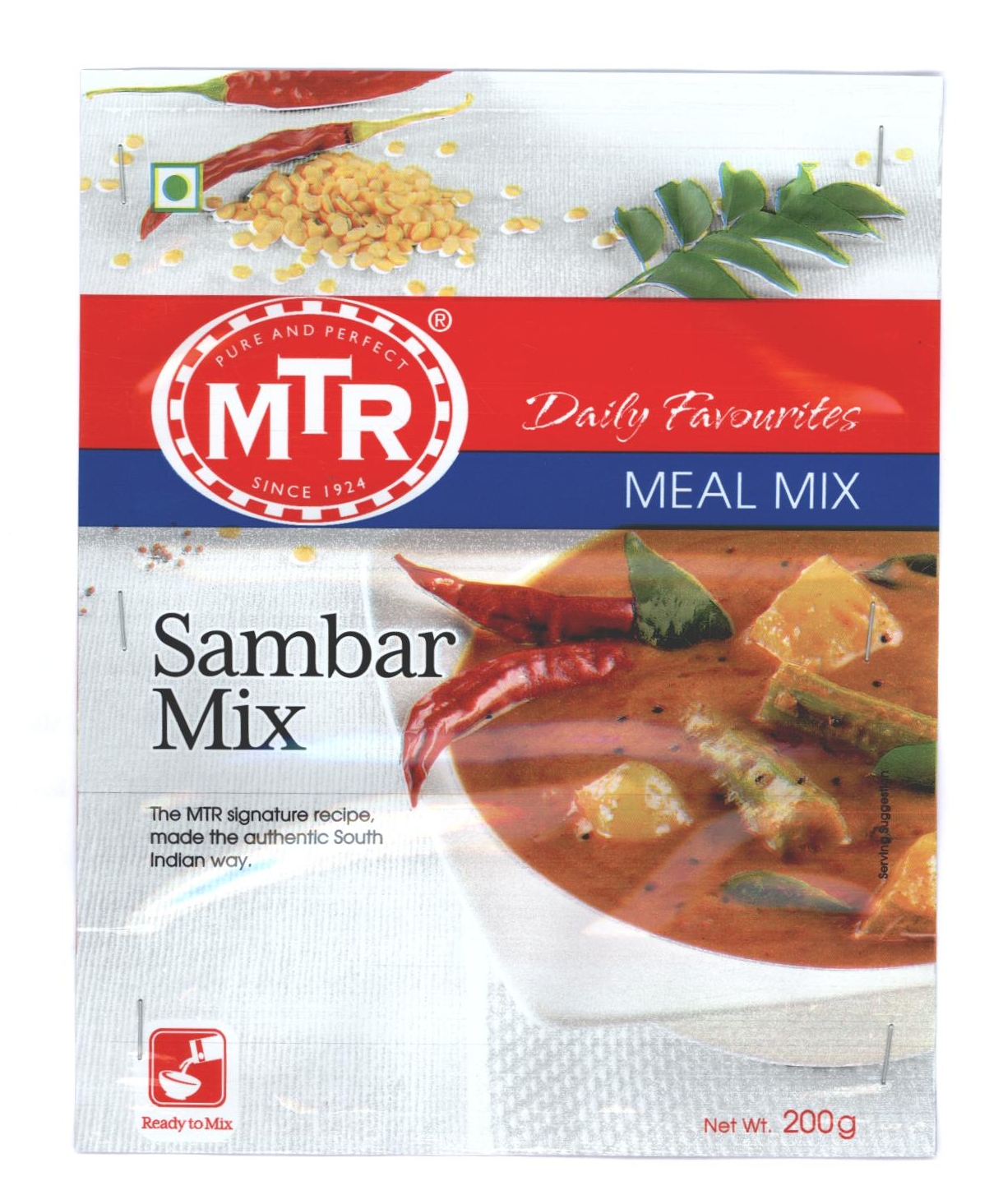 Mtr Daily Favourites Meal Mix Sambar Mix Device mark 2321113 Trademark