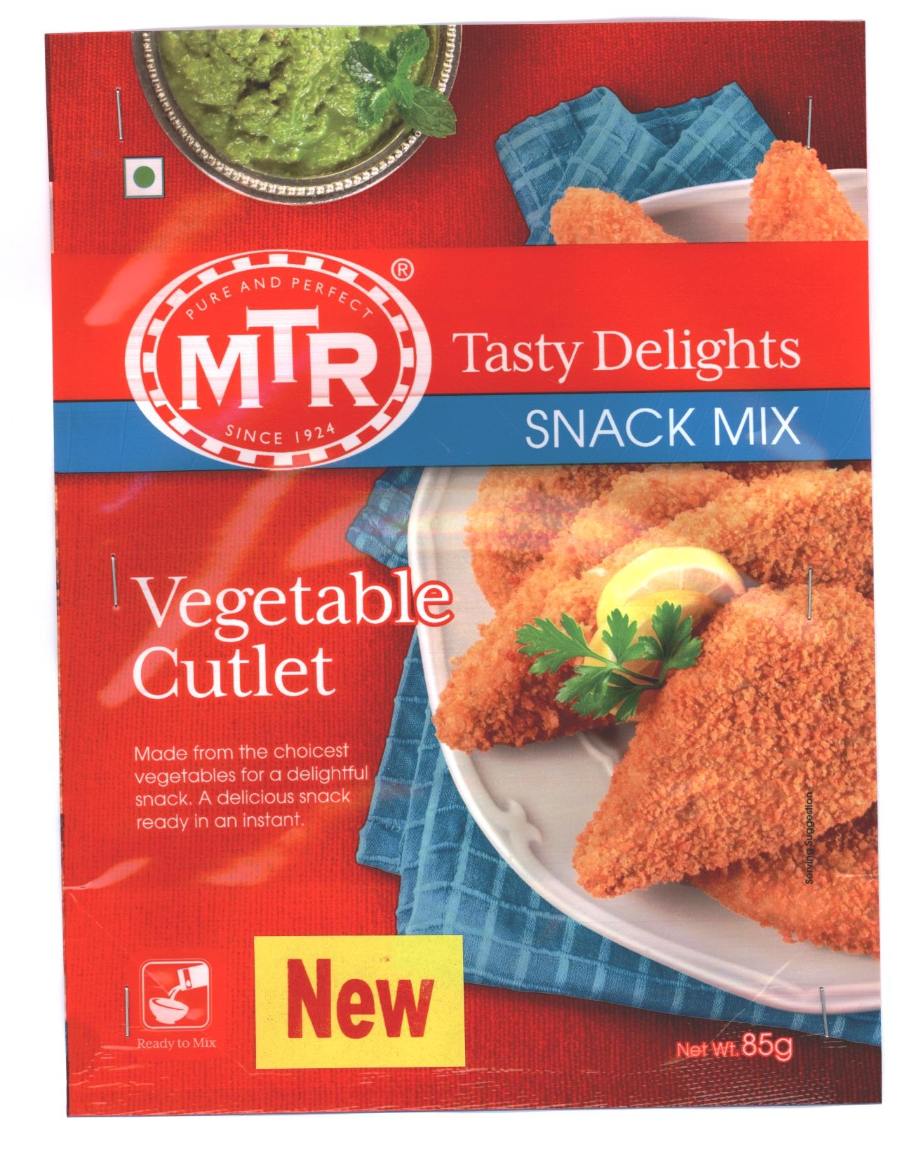 Mtr Tasty Delights Snack Mix Vegetable Cutlet Device mark 2321116 Trademark