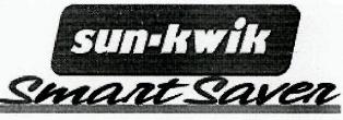 Sun-kwik Smart Saver(label) Device mark 2602333 Trademark