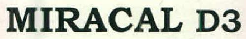 Miracal D3 Device mark 2619442 Trademark