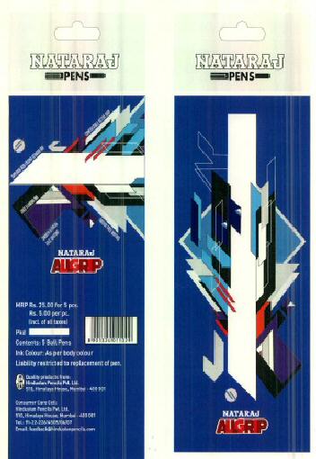 Nataraj Pens Nataraj Allgrip Device mark 2576874 Trademark