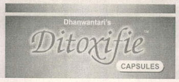 Ditoxifie With Word Dhanwantari's Device mark 2336849 Trademark