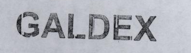 Galdex Device mark 1803786 Trademark