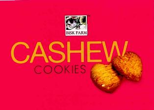 Bisk Farm Cashew Cookies(device Of Village Scene & Biscuits) Device mark 2624149 Trademark