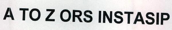 A To Z Ors Instasip Device mark 2392660 Trademark