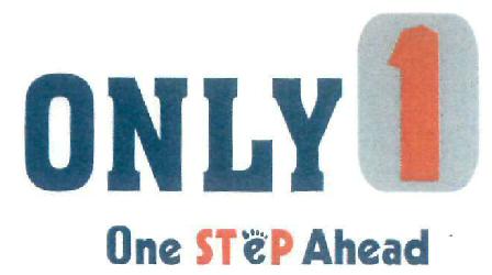 Only1 One Step Ahead (label) Device mark 2425016 Trademark