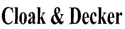 Cloak & Decker (device) Device mark 2639892 Trademark