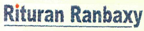 Rituran Ranbaxy (label) Device mark 2603548 Trademark