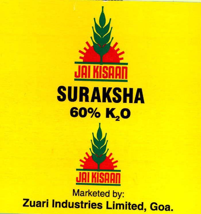 Suraksha 60% K2o Device mark 2199195 Trademark